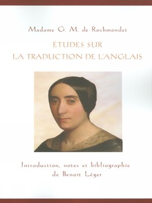 cover image of Études sur la traduction de l'anglais